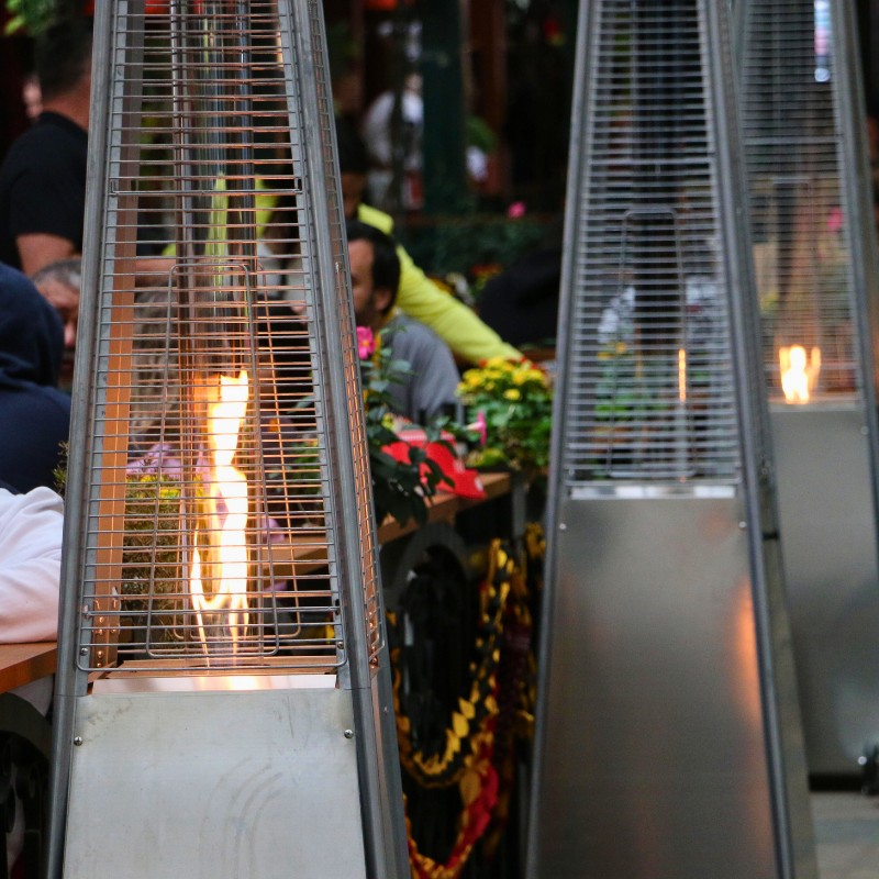 Estufa Exterior Pirámide